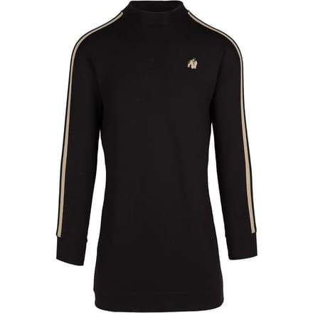 Gorilla Wear Isabella Sweatshirt Jurk - Zwart - M