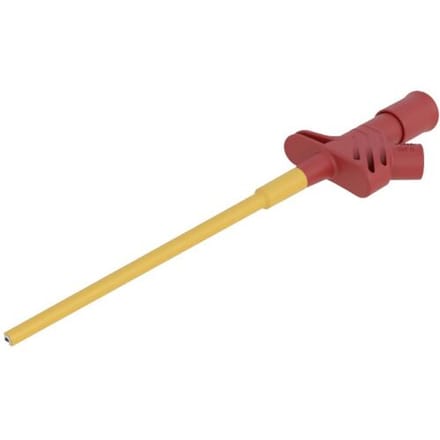 Hirschmann Test & Measurement KLEPS 2600 rt Veiligheids-krokodilklem Steekaansluiting 4 mm CAT II Rood