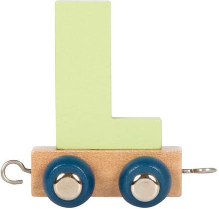 Small Foot - Wooden Letter Train Polar - L