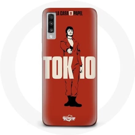 Coque - La casa de papel - Samsung Galaxy A70 - Souple - Rouge - Protection smartphone rouge
