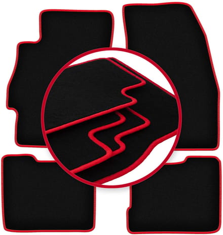 CARLUX-RED automatten voor: Fiat Linea sedan (2009-2015)
