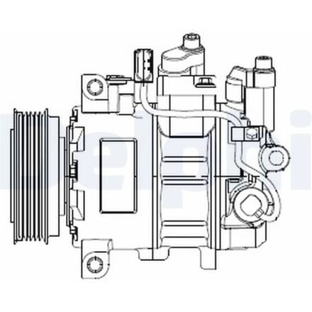 Airco-compressor DELPHI CS20474