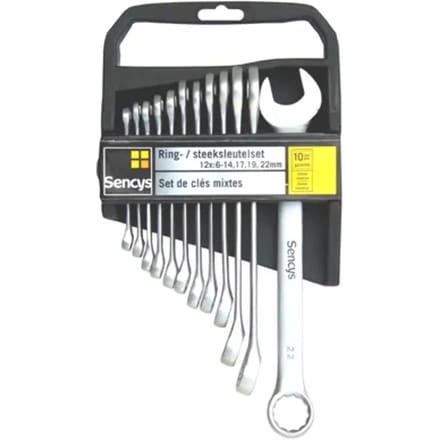 Sencys Ringsteeksleutelset Chroom – 12 Stuks