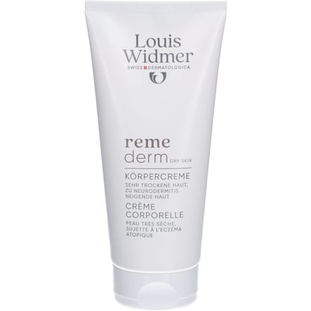 Louis Widmer Remederm Dry Skin Lichaamscrème Licht Geparfumeerd 200 Crème