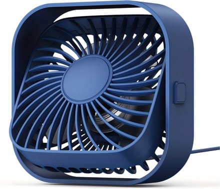 Nivard Ventilator Staand - Ventilatoren - Tafelventilator - Statief - Extra Verkoelend - Aircooler - Cooling Fan - Cooler - Donkerblauw