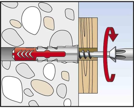 Montagepluggen - Universele pluggen - Snel en stevig - Zelfspannend design - 10x50mm - Grijs