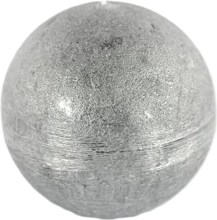 Rasteli Luz Your Senses Metal Kaars-Bolkaars Zwart-Black Silver D 10 cm