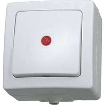 Kopp 566302004 Compleet Knop spatwaterdicht Arctisch-wit 1 stuk(s)
