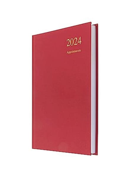 Dagboek 2024 A5 - Milieu-vriendelijk gerecycled papier - Dagelijkse planner met afspraken