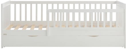 Vente-unique Bedframe hout wit 90 x 190 cm