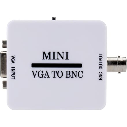 Mini VGA naar BNC Video Converter Box VGA naar BNC Adapter Converter Digitale Switcher Box voor HDTV wit