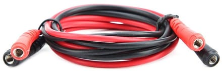 Digitale Multimeter - Meetkabels - Nauwkeurig Meten - Vervangbare Tips - 90 cm Kabel - Zwart