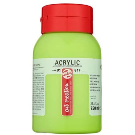 Talens Art Creation Acrylverf Pot 750 ml Geelgroen 617