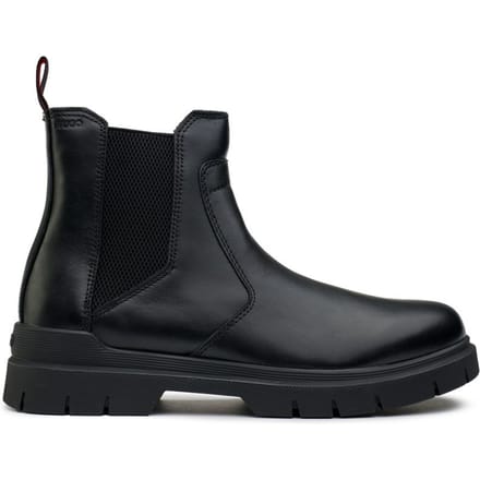 Chelsea boots van leer met treklus, model 'Ryan'