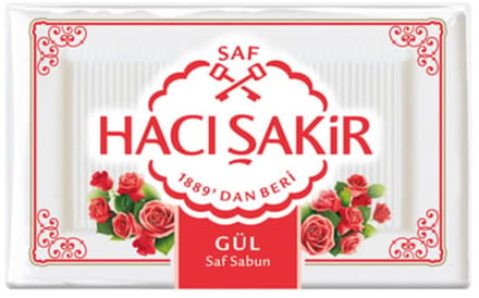 Haci Sakir Rozenzeep Puur - Haci Sakir Rose Soap Pure - Hacı Şakir Gül Sabunu Saf Sabun 2x 150 g