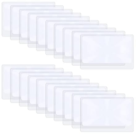 20 Stuks 3X Vergrootglas Pocket Lens voor Lezen en Sieraden