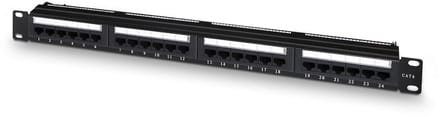 Patch Panel 24 UTP-Poorten Categorie 6 Aisens A141-0509