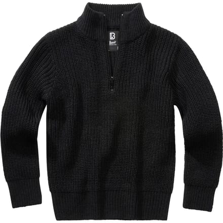 Brandit Sweatshirt voor kinderen - Kids Marine Troyer - voor Kinderen - zwart