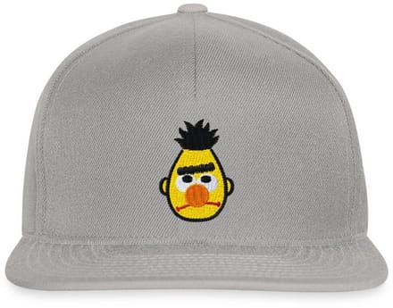 Sesame Street Bert Borduurwerk Snapback cap