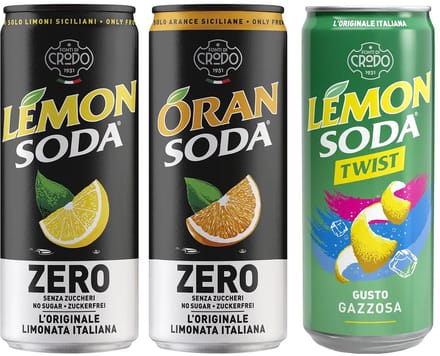 LemonSoda ZERO L’Originale Assortiment - LemonSoda ZERO (8st) - OranSoda ZERO (8st) - LemonSoda Twist (8st) - tray 24 x 33cl