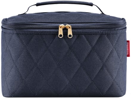 Reisenthel Cosmetic Case Toilettas - 4L - Rhombus Midnight Gold Blauw