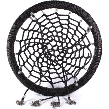 Intergard Nestschommel vogelnestschommel zwart voor openbare speelplaatsen 120cm