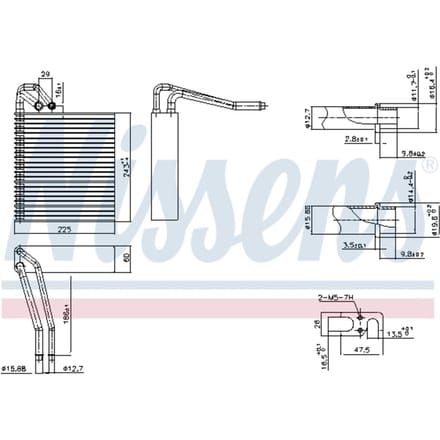 Verdamper, airconditioning NISSENS 92331