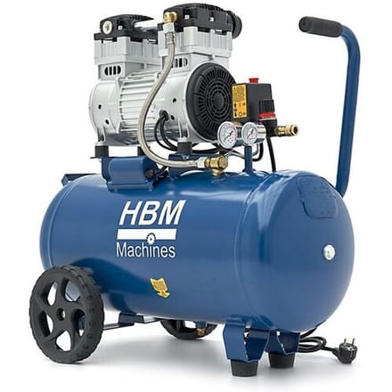 HBM 50 Liter Professionele Low Noise Compressor (87 dB)
