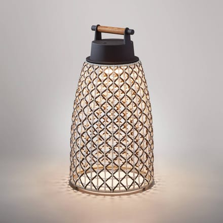 Bover Nans M/49/R Accu-tafellamp voor buiten bruin