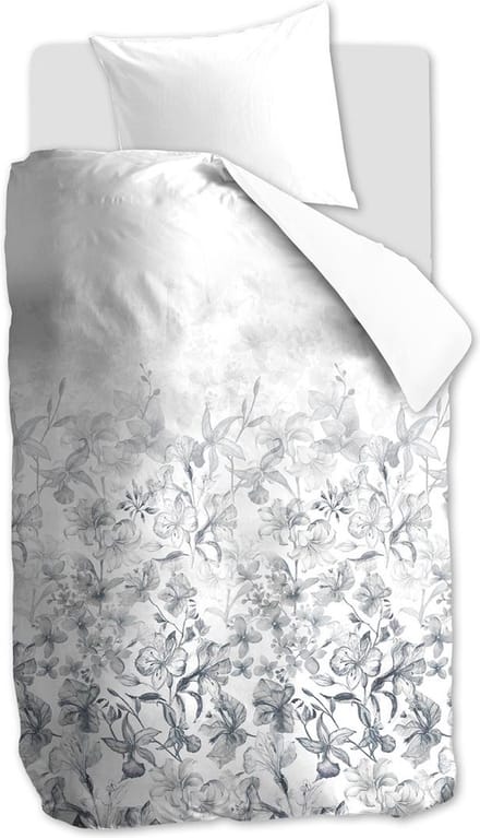 Beddinghouse Breezy garden dekbedovertrek - Eenpersoons - 140x200/220 - Wit