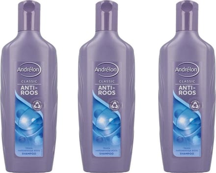 Andrelon Shampoo - Anti-Roos - Voordeelverpakking 3 x 300 ml
