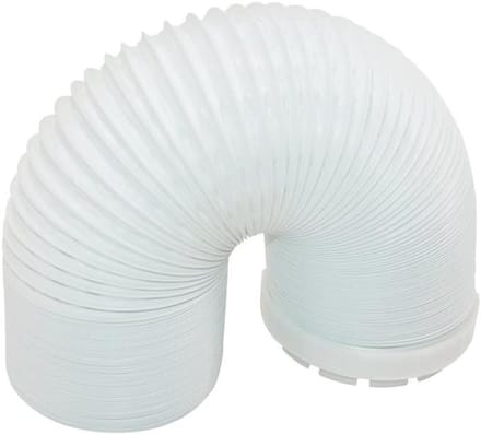 Droger Vent Slang - Afvoerslang Set - Droger Ontluchting - Compleet Met Adapter - 2.5 Meter Slang - Wit