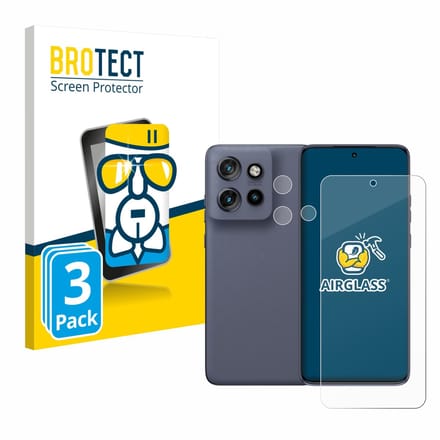 Screenprotector 3 Stuks voor Motorola Edge 60 Neo (Voor+Camera) Beschermglas transparant