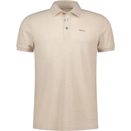 NZA Polo Hawera Melange Ecru - Maat 3XL - Heren