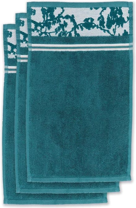 Beddinghouse x Van Gogh Museum Fleurir Gastendoek - set van 3 - 30x50 cm - Blauw