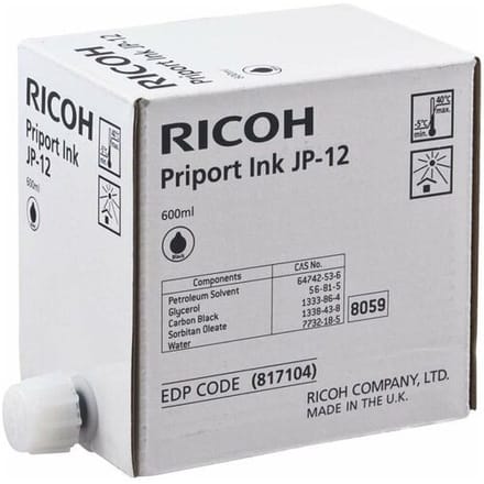 Ricoh Inktcartridge 817104 (JP12) Zwart