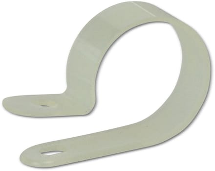 KSS kabelklem Polyamide 6.6, natuur, bundeldiameter 25,4, bevestigingsgat 5, 1 stuk