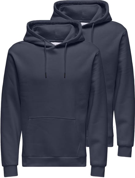 Only & Sons Heren hoddie 2 pack Ceres