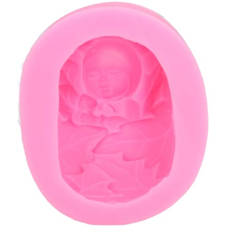Baby Vormen Siliconen Roze Lieve Stijl Zacht Comfortabel Duurzaam Wasbaar Decoratief Handig pink