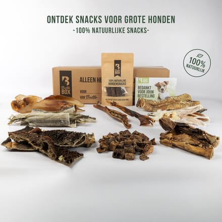 Natuurlijke Hondensnacks Box Grote Honden | Bellobox