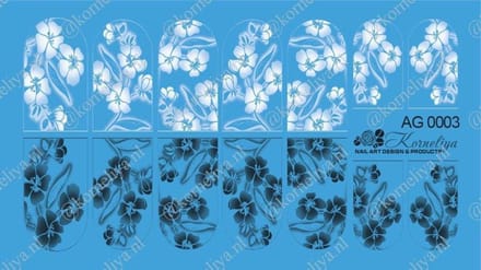 Korneliya Airbrush Waterdecal AG 0003 combi
