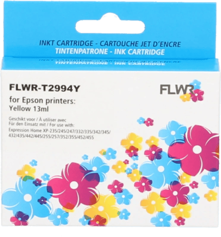 FLWR - Cartridges / Epson 29XL T2994 / geel / Geschikt voor Epson