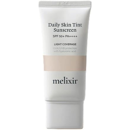 [melixir] Dagelijkse huidtintzonnebrandcrème (2 kleuren) SPF 50+ PA++++ 50ml 21 Light Rosy white