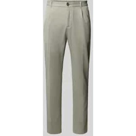 regular fit pantalon van viscosemix model 'Lester'