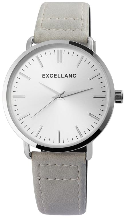 EXCELLANC Herenhorloge kunstleer Mineralglas
