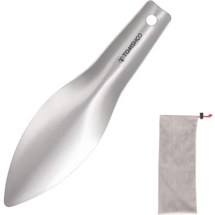TOMSHOO Titanium Tuinhandschep Outdoor Camping Wandelen Backpacken Troffel white
