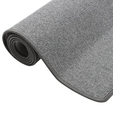 vidaXL - Tapijtloper - 50x200 - cm - donkergrijs