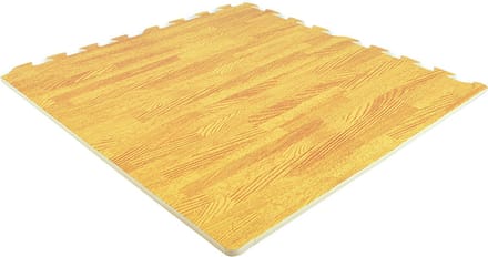 Rubbermagazijn - Eva foam speelmat- Per 1,45m² - Lichthout - Dikte 12mm -4 tegels -Puzzelmat