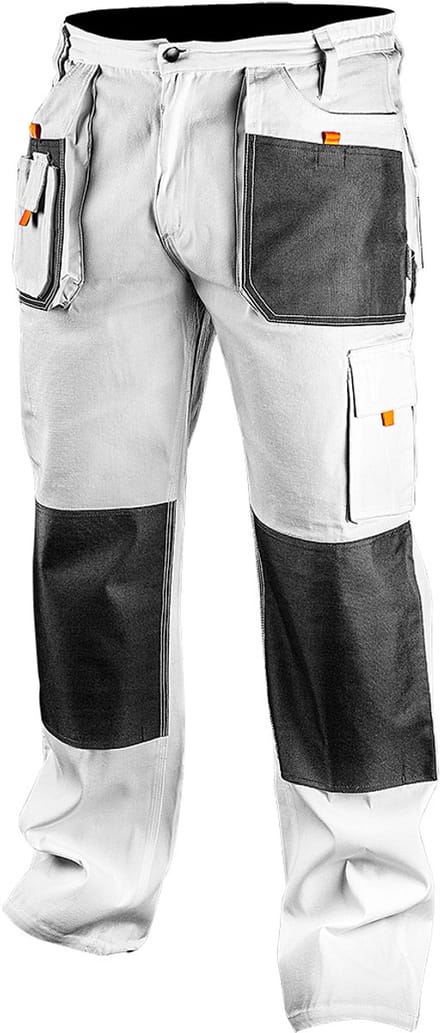 Neo Tools Schilders Werkbroek WIT S/48 Oxford Bescherming 35% Katoen-65% Polyester 267 Gr/m2 CE-EN340