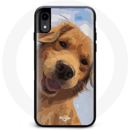 Coque Iphone X Chien Golden Retriever